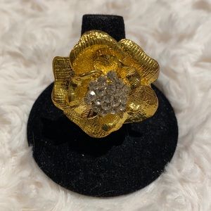 Cache Gold Rose Ring